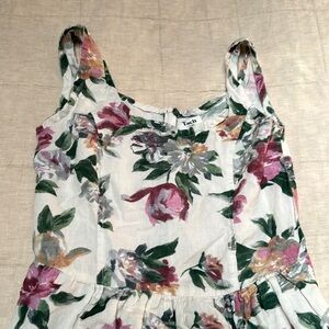 TACH Floral Dress in Pink and Green